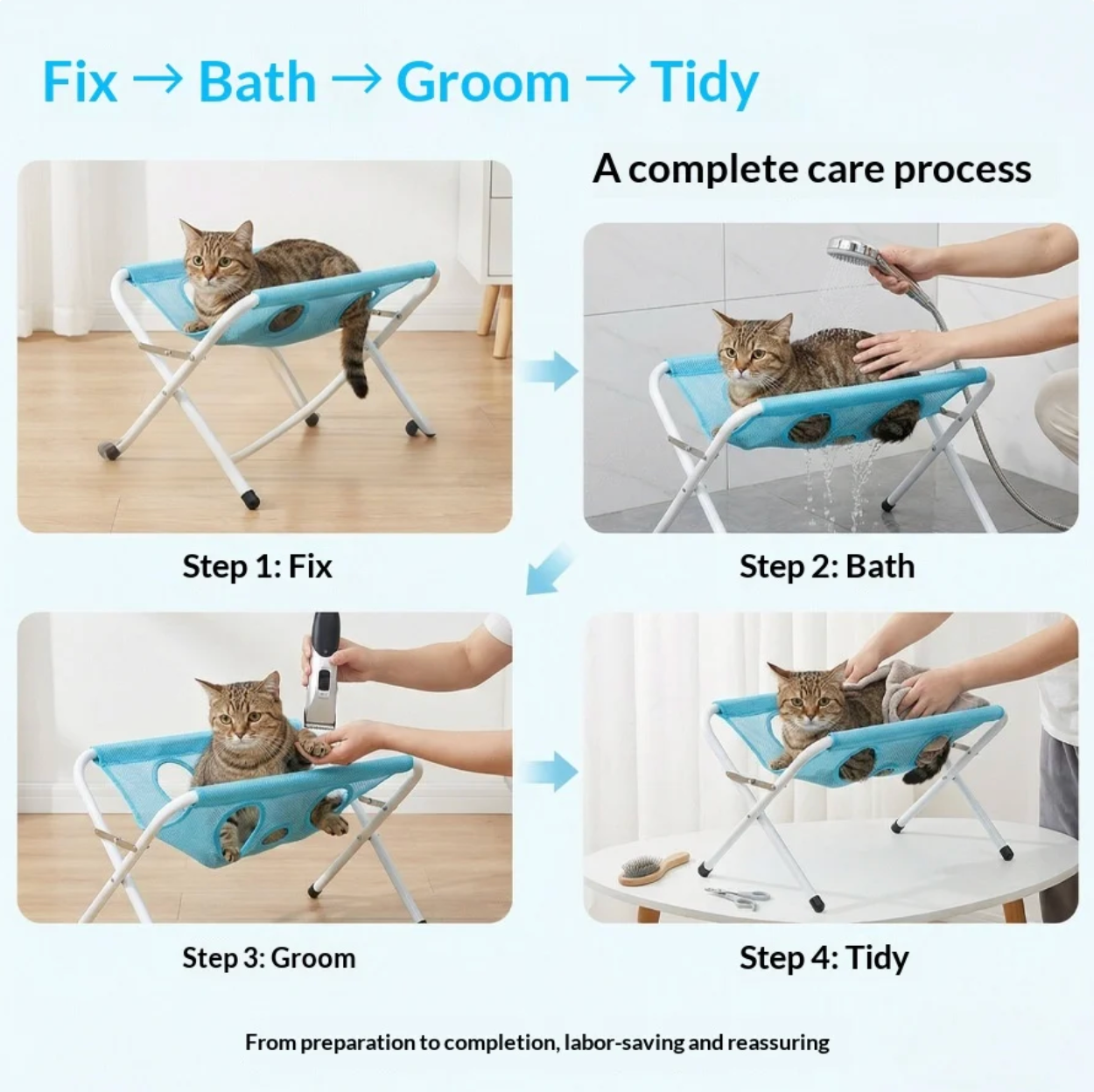 SplashPaw — Foldable Pet Grooming Stand